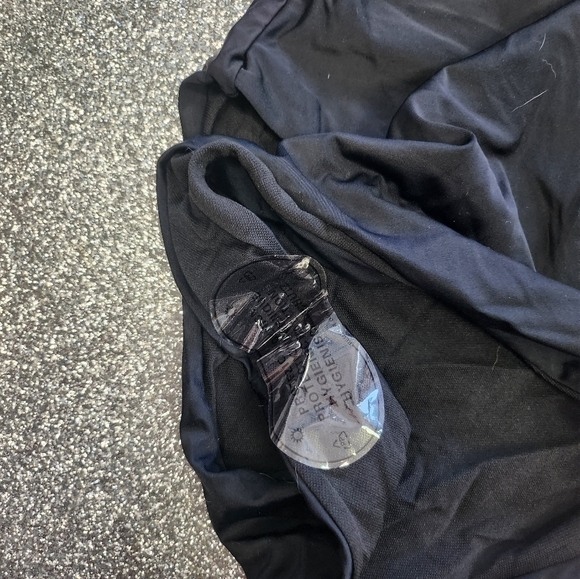 NWOT BLACK TYE  FRONT CUTOUT HIGH CUT SWIM SUIT SIZE LG - Picture 6 of 8